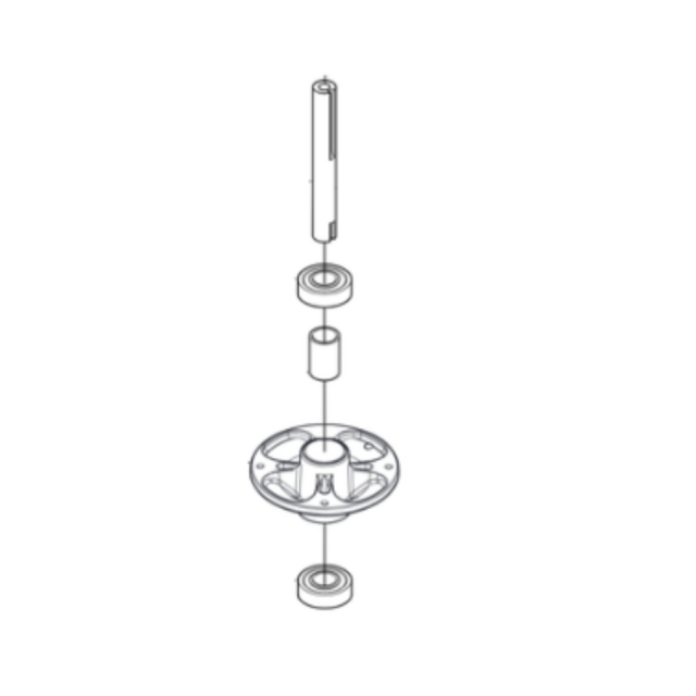 Blade housing assembly middle