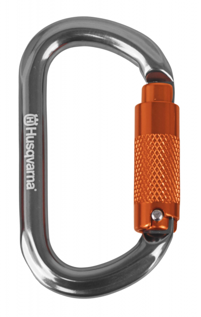 Husqvarna oval carabiner