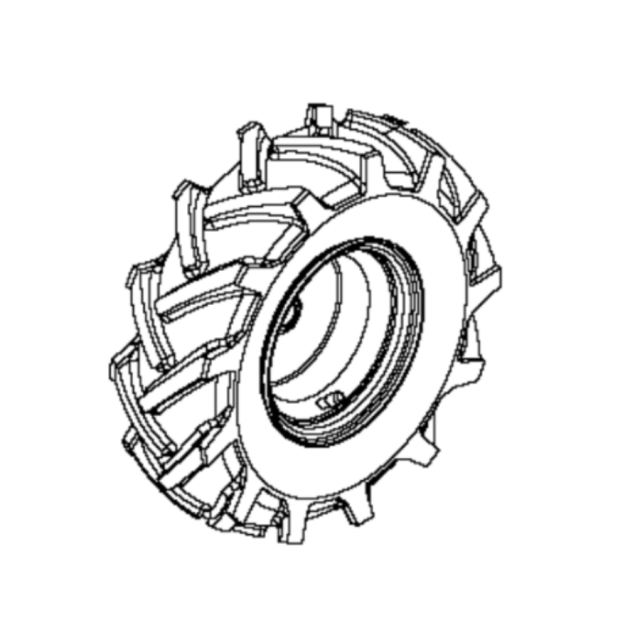 Left Wheel 3.50X6 5986783-01