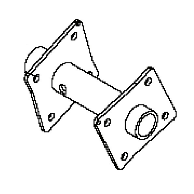 Tine Roto 400 Left Pin Hub B 5986788-01