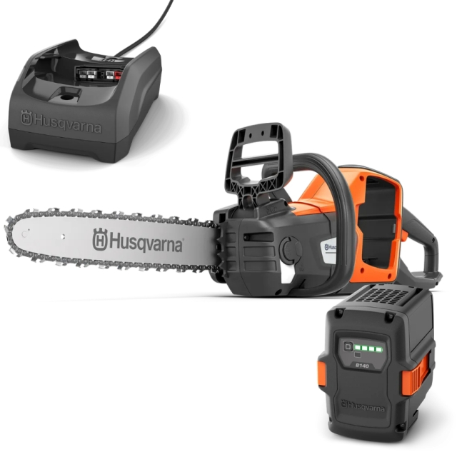 Husqvarna 230i battery chainsaw with battery and charger