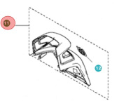 Front Cover, Incl. Decal 5010563-01 Front Cover, Incl. Decal 5010563-01