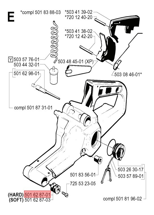 Husqvarna Vibration Damping Element 5016287-01 5016287-01