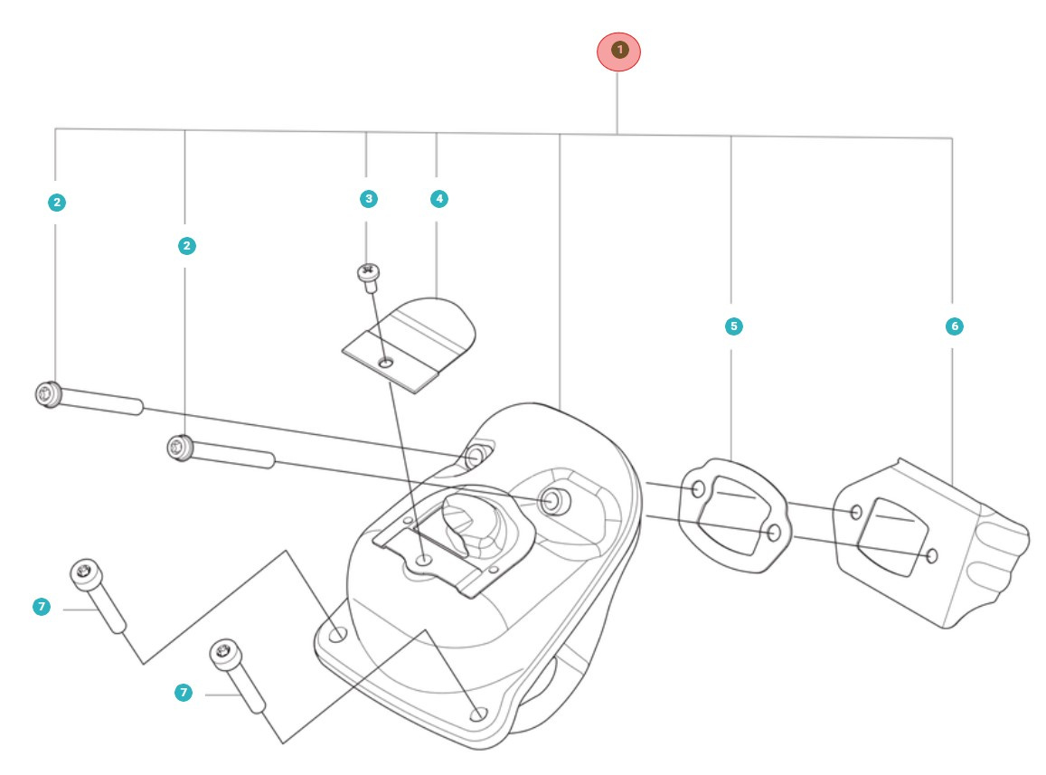 Muffler Kit 60Cc 5018133-01
