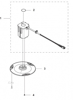 Cutting motor kpl Sileno