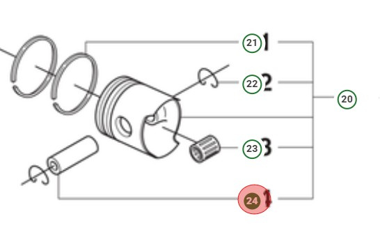 Piston Bolt 5032891-09