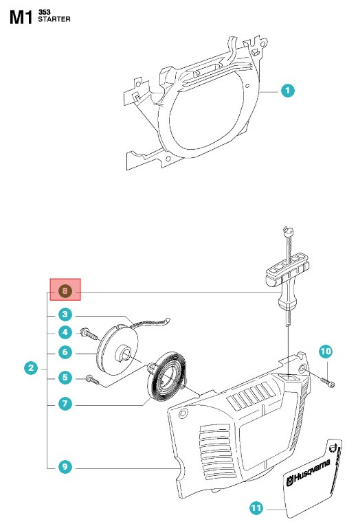 Starter Handle 5035439-01