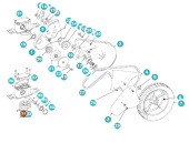 Pipe pin Pulley Spur gear Pipe pin Pulley Spur gear