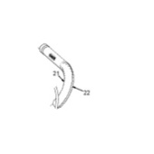 Plastic handle Red Left Plastic handle Red Left