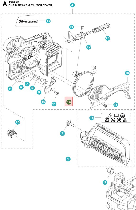 Brake Band T540XP, T540XP Mark II, III, 540XP Mark III