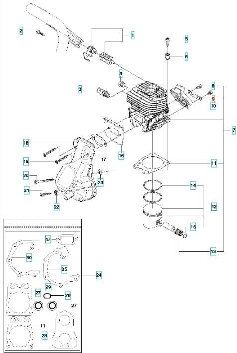 Bracket Intake plate