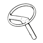 Steering wheel (Jonsered) Steering wheel (Jonsered)