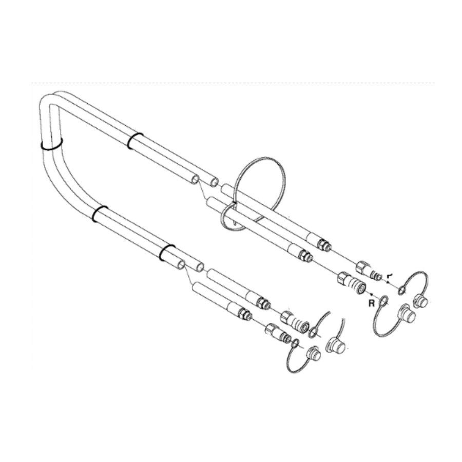 Hose assembly 5/8 x 15.2 m