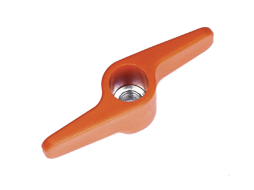 Wing nut M8 red
