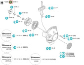 Starter Husqvarna 324RX, 524R, 524LK Starter Husqvarna 324RX, 524R, 524LK