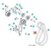 Drive belt ST268EP, ST276EP, PM105, ST2111E Drive belt ST268EP, ST276EP, PM105, ST2111E