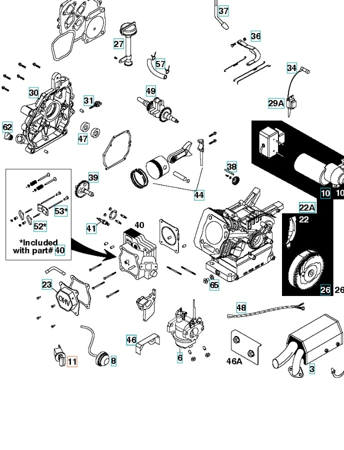 Key Start Assy 5324249-54