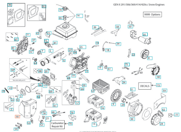 Heater Box Assembly-Snow 5324292-06