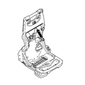 Frame engine Husqvarna-grey Frame engine Husqvarna-grey