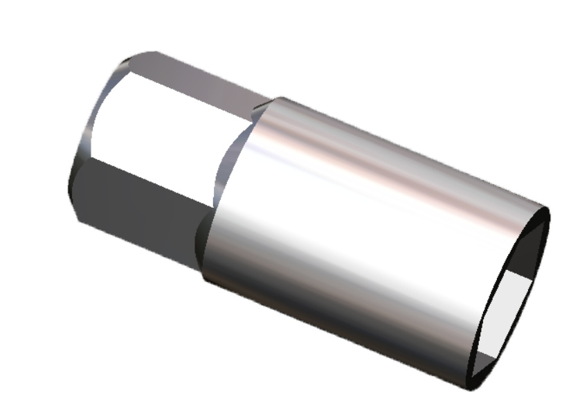 Sleeve wheel axle