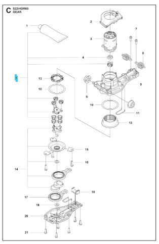 Gear Wheel Kit Coarse Cut 5366289-01
