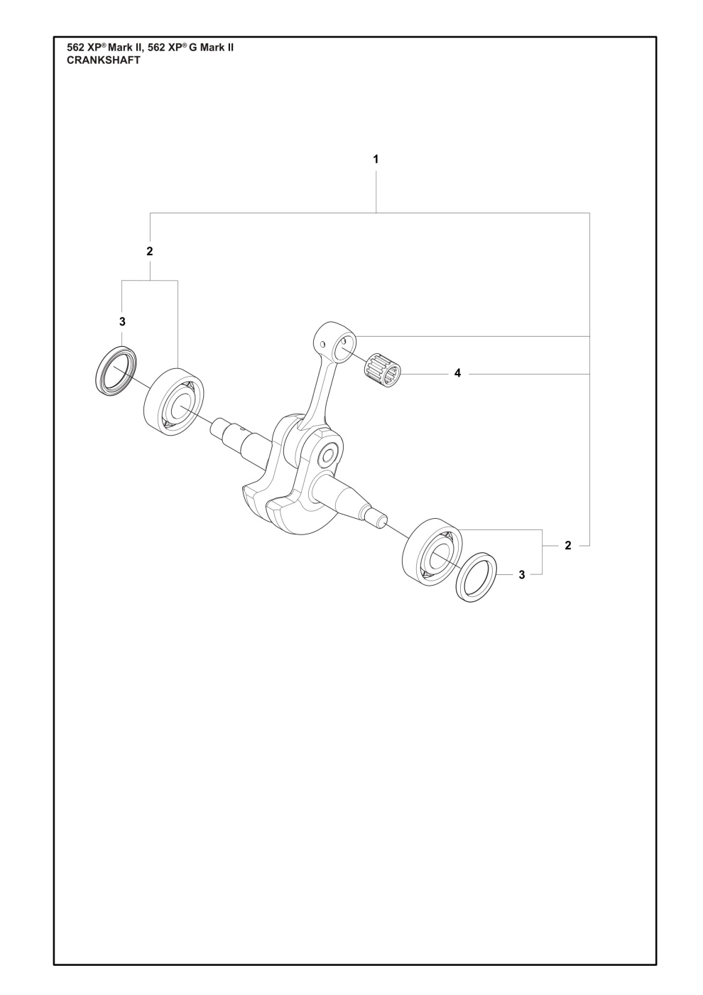 Crankshaft Kit Large Sms 562Mk 5368995-02