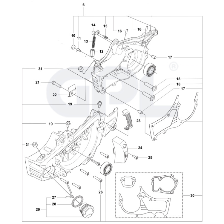 Crankcase Kit Large Sms 562Mar 5368996-02
