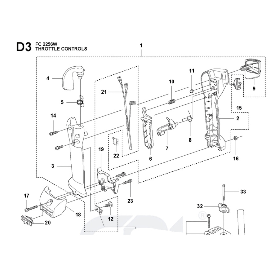 Throttle handle