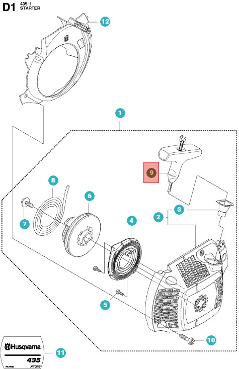 Starter Handle 5372325-01