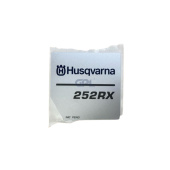 Decal Starter Husqvarna 252RX Decal Starter Husqvarna 252RX