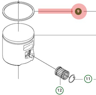 Piston Ring 5374015-01