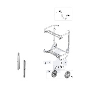 Frame assembly a 100 Frame assembly a 100