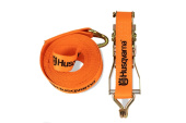 Husqvarna tie-down strap with J-hook for 3000 kg Husqvarna tie-down strap with J-hook for 3000 kg