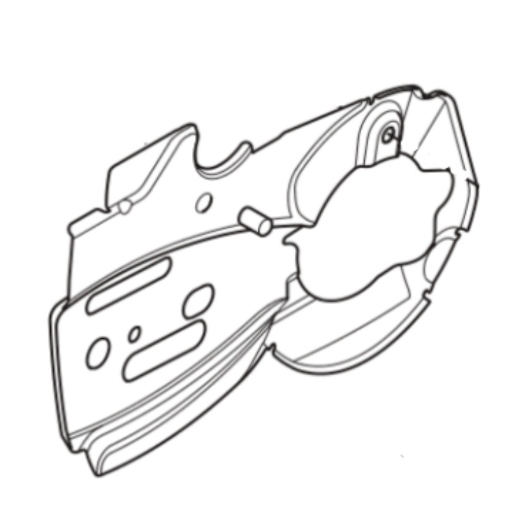 Chain guide plate assembly