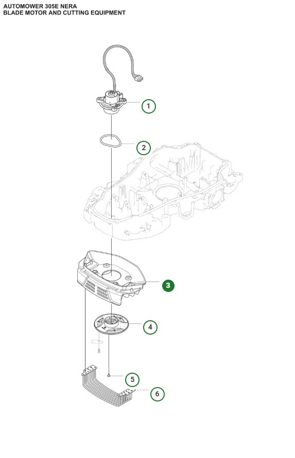 Cover Automower 305E, 310E, 405XE, 410XE Nera