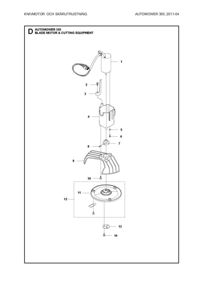 Blade disc AM305/308,R40Li-R80Li,ROB600-1000