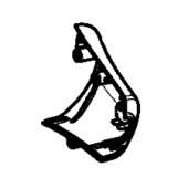 Nose Bullhorn Right Orange 5748107-05 Nose Bullhorn Right Orange 5748107-05