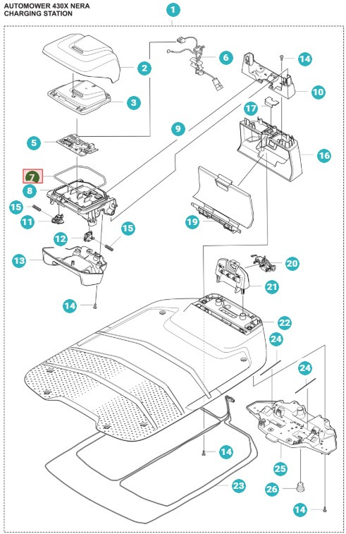 Sealing strip DISPLAY 305E, 310, 315, 315X, 320, 430X, 450X Nera