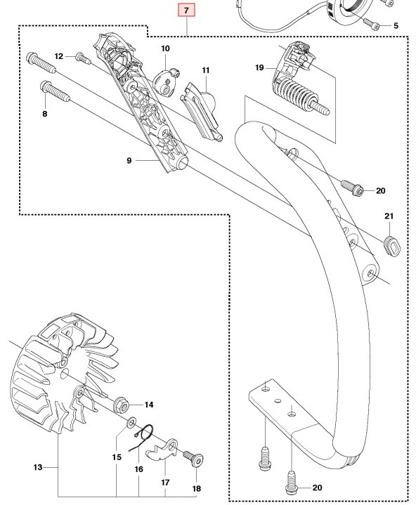 Front Handle Husqvarna 560, 562XPG
