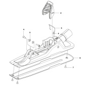 Hasp plate, Dust Reducer Hasp plate, Dust Reducer