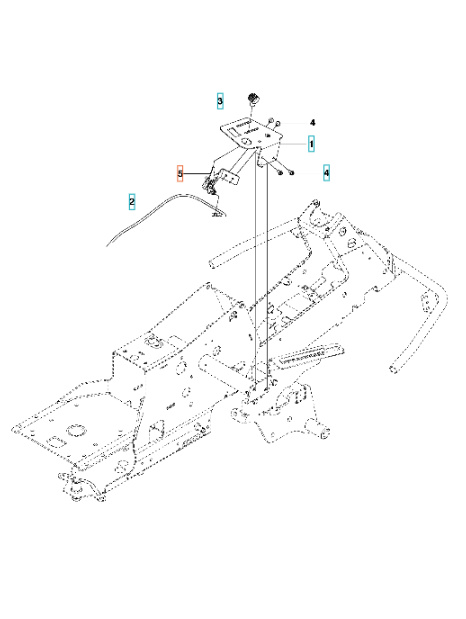 Throttle control Rider 213C, 214, 216, 318, 320