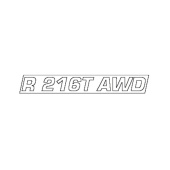 Decal Engine Hood R216T Awd Decal Engine Hood R216T Awd