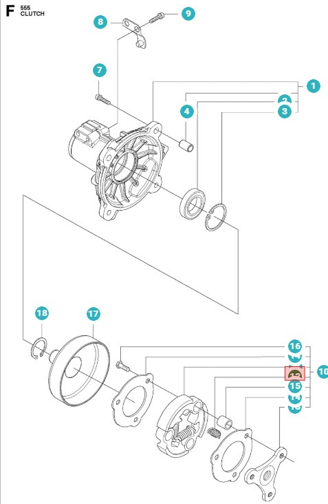 Clutch spring 5787694-01