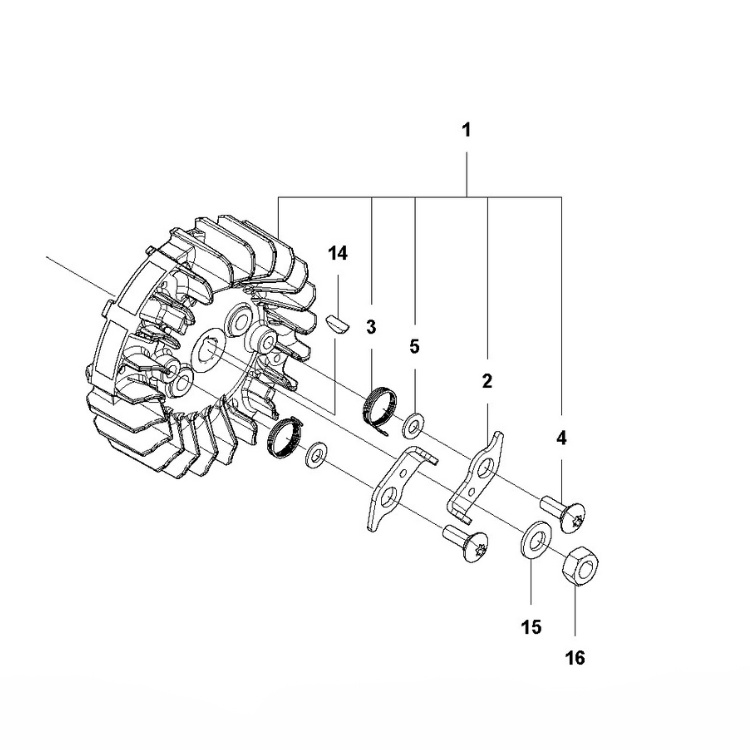 Flywheel Kpl 5794659-01