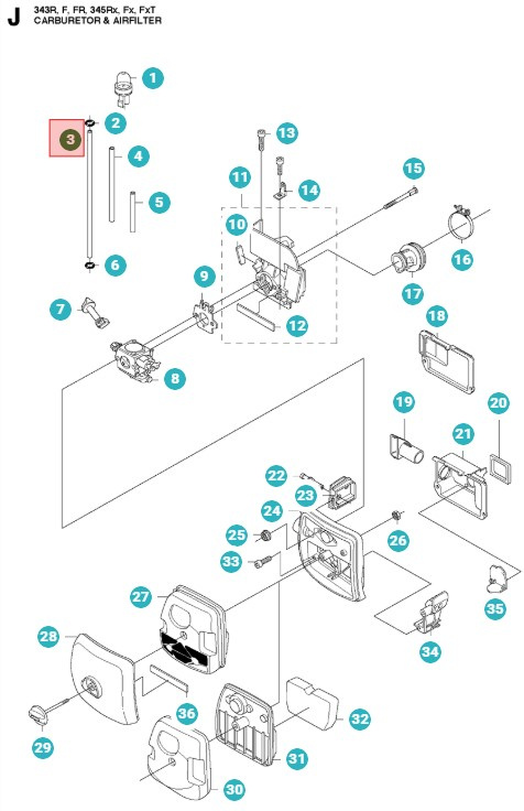 Fuel hose 5817561-23