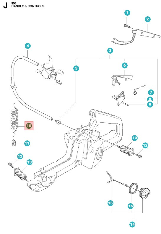 Fuel Hose, 300Mm 5817562-02