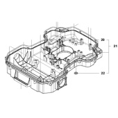 Lower chassis 330X, 430X, 450X, 520 Lower chassis 330X, 430X, 450X, 520