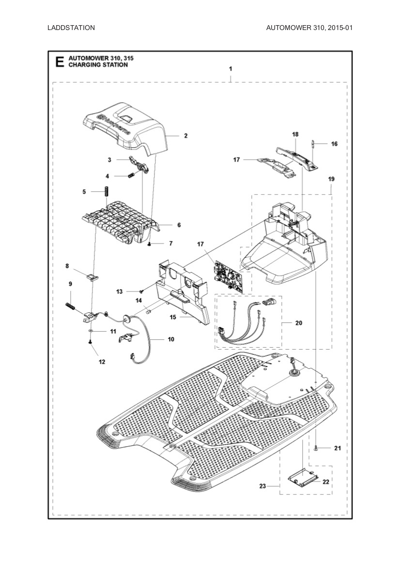 Lid charging station