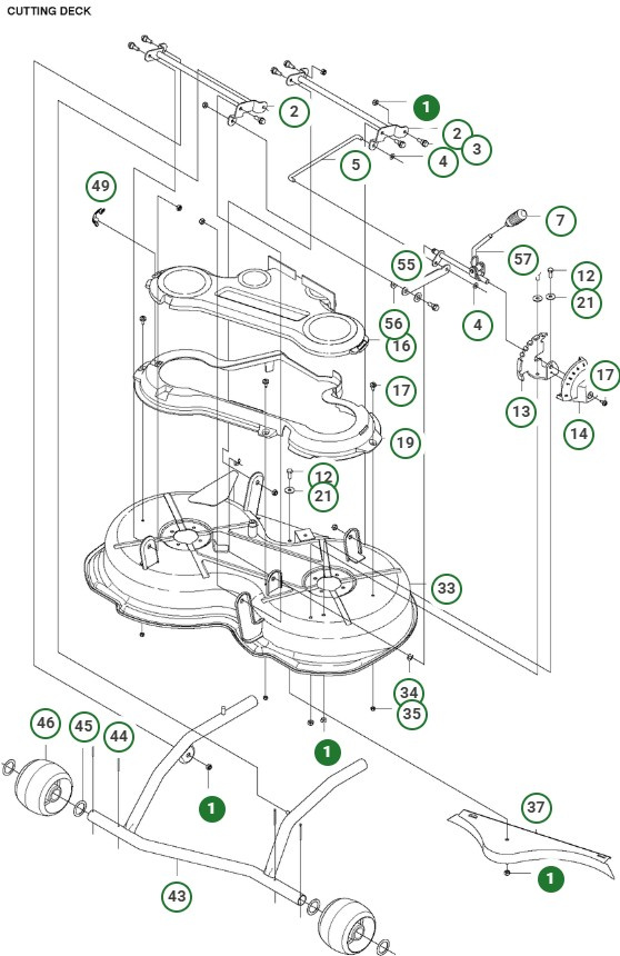 Cutting Deck Assy - Jc85 Jonse