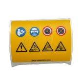 Decal warning K3000 ROW Decal warning K3000 ROW
